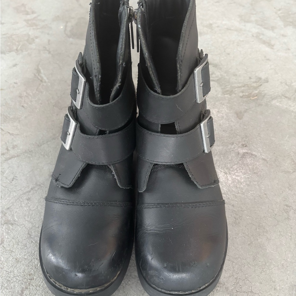 Harley Davidson Buckle Ankle Boots